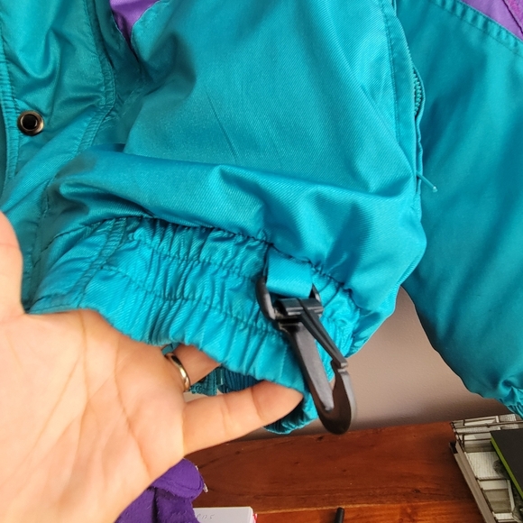 VTG RARE Challenger Women's Jacket Full Zip Size Large Snap buttons Multicolor - Picture 11 of 13